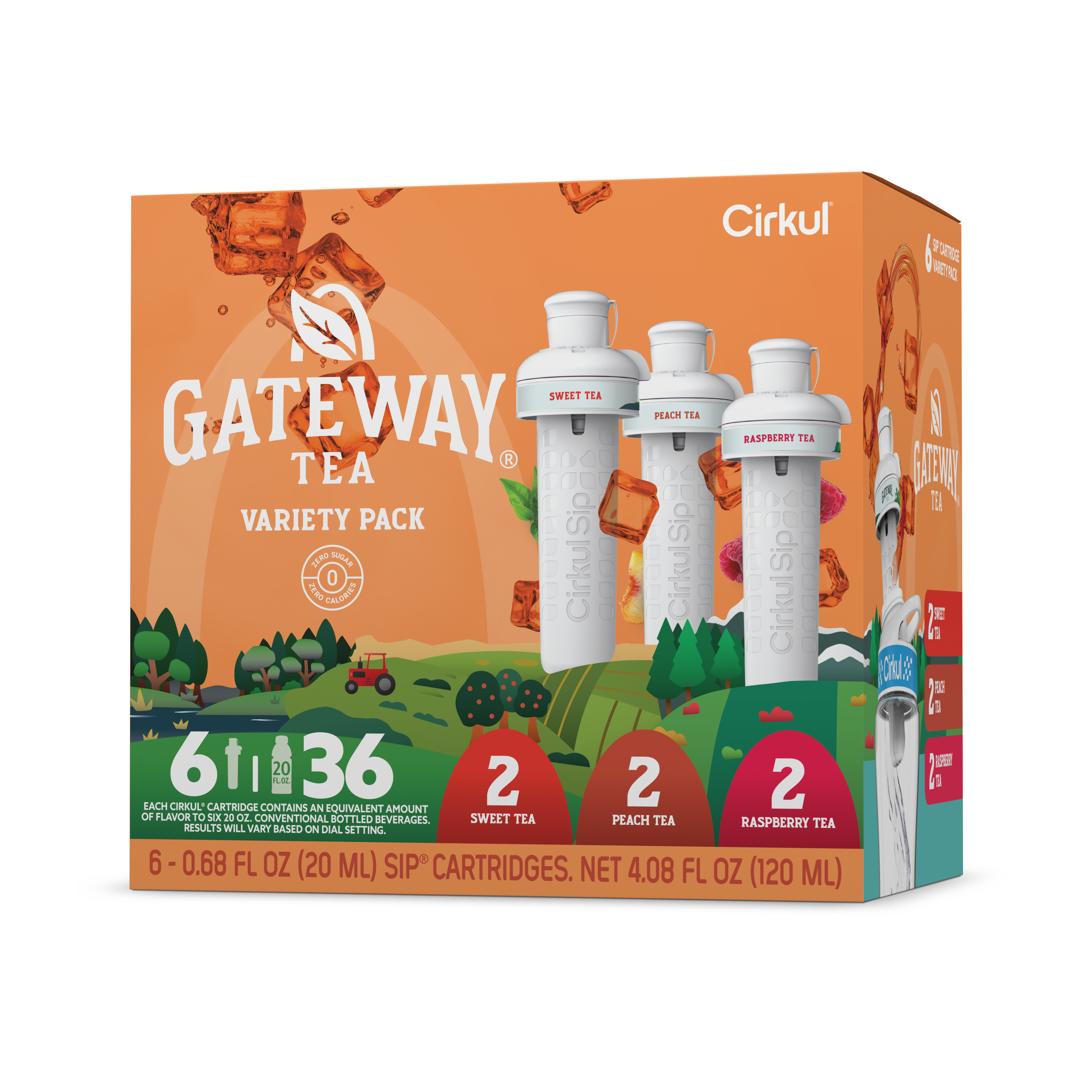 Gateway Tea® 6-Pack Variety Pack - Berry Bottle Combo