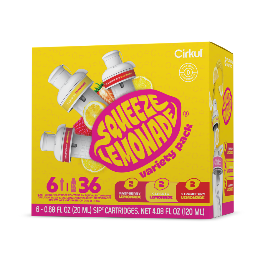 Squeeze Lemonade® 6-Pack Variety Pack - Berry Fruit Refresh