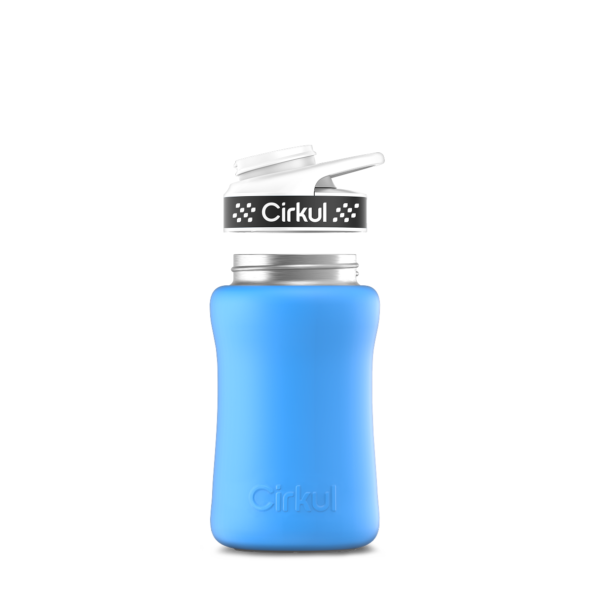 12oz. Stainless Steel Bottle & Comfort Grip Lid - Essential Travel Mix