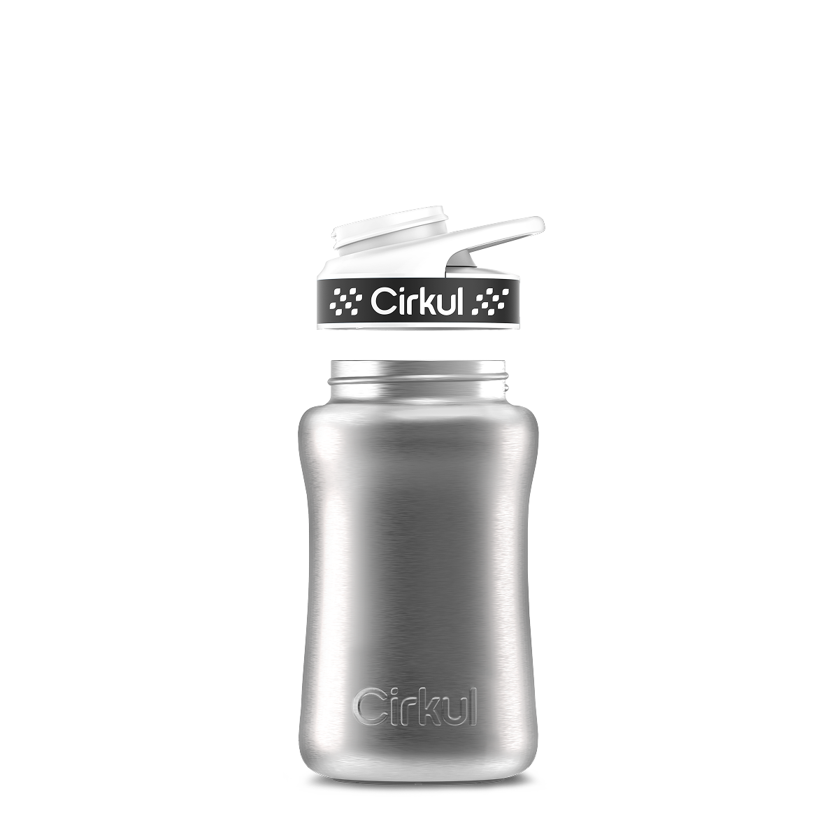 12oz. Stainless Steel Bottle & Comfort Grip Lid - Essential Travel Mix