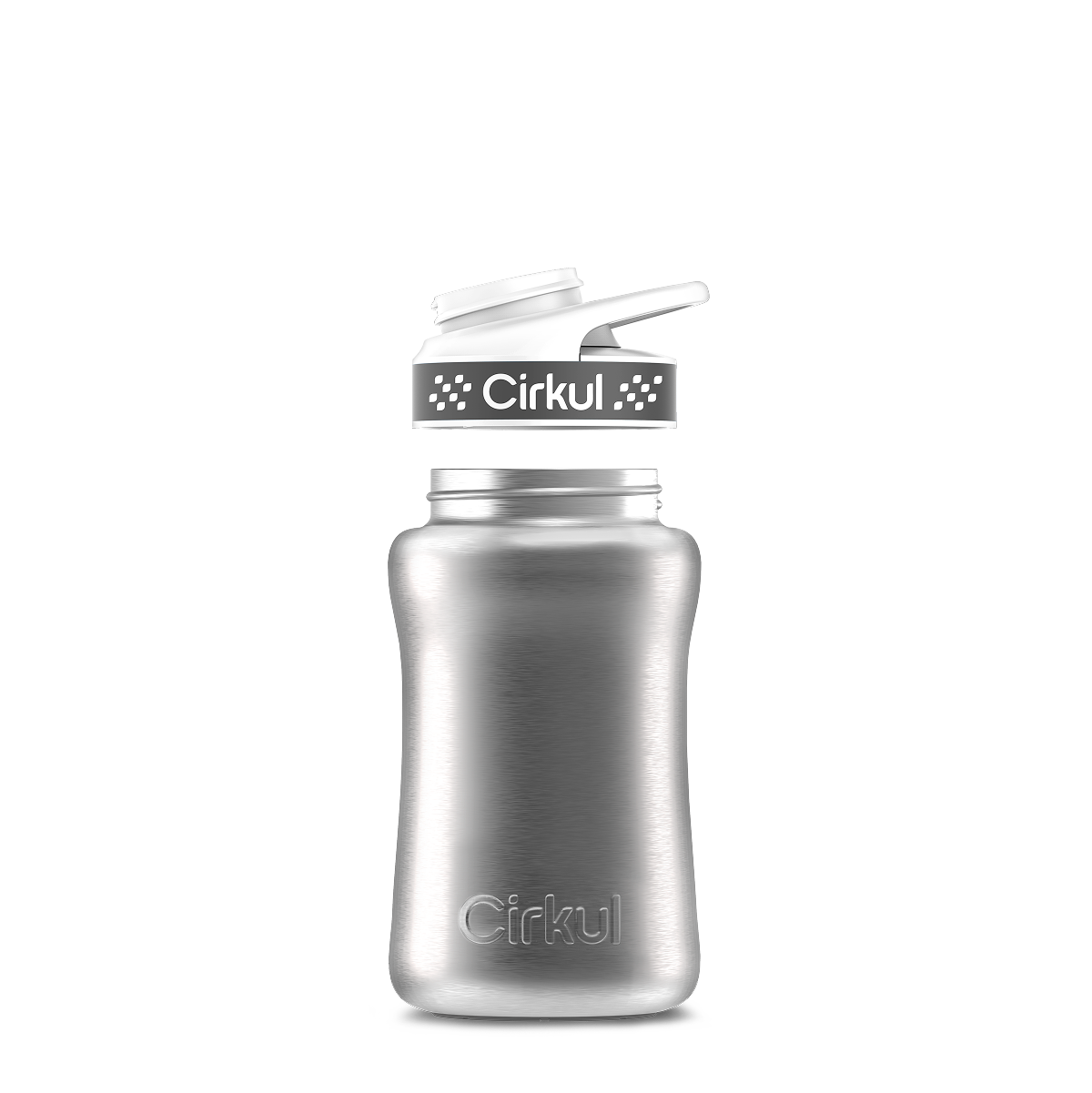 12oz. Stainless Steel Bottle & Comfort Grip Lid - Essential Travel Mix