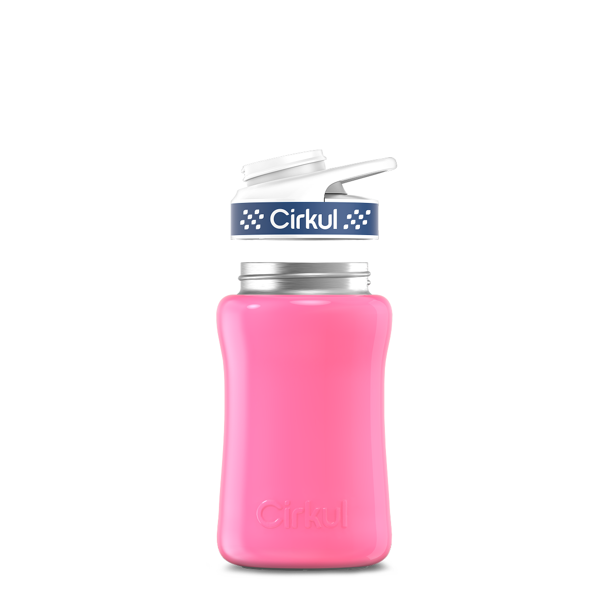 12oz. Stainless Steel Bottle & Comfort Grip Lid - Essential Travel Mix