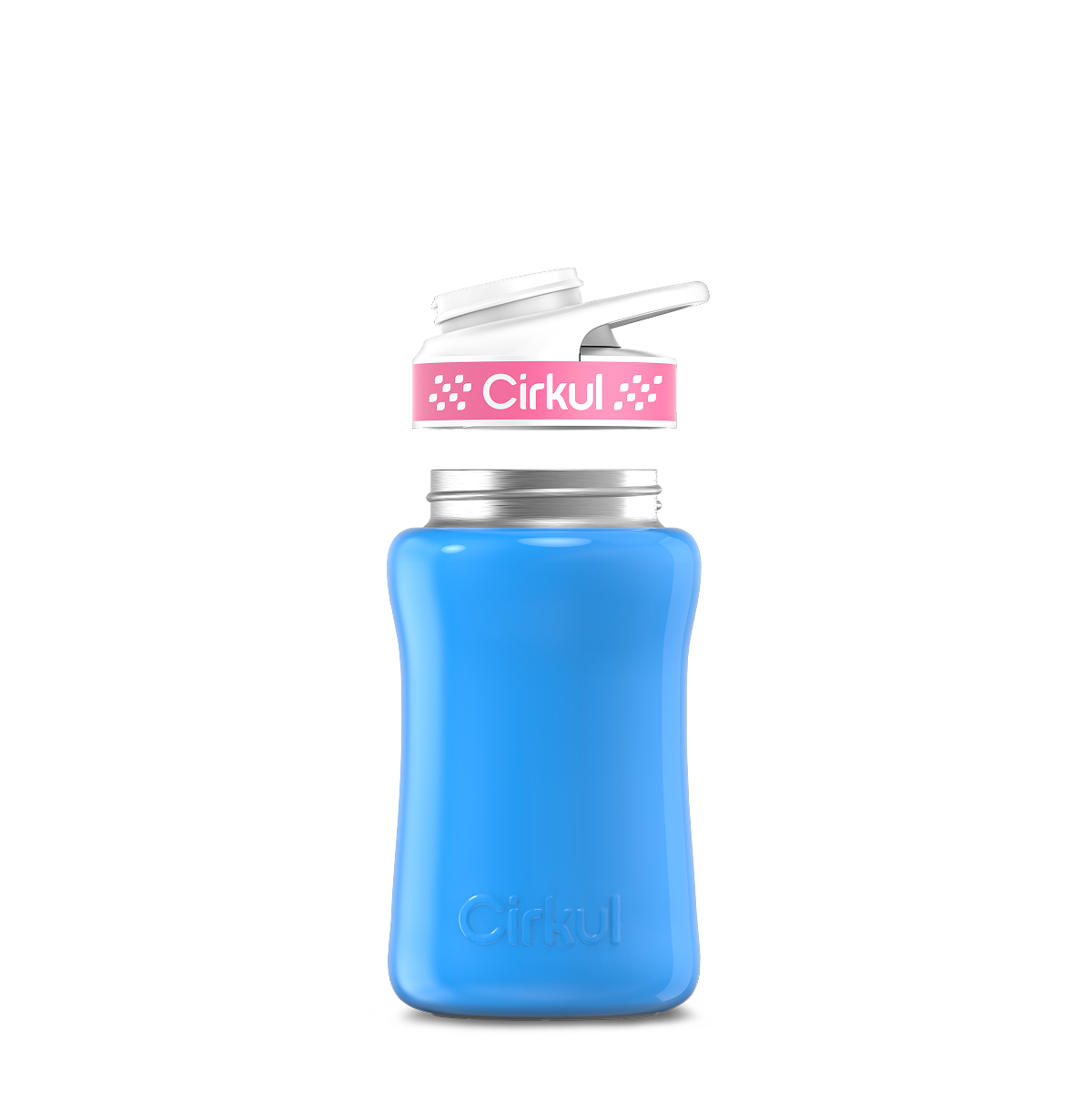 12oz. Stainless Steel Bottle & Comfort Grip Lid - Essential Travel Mix