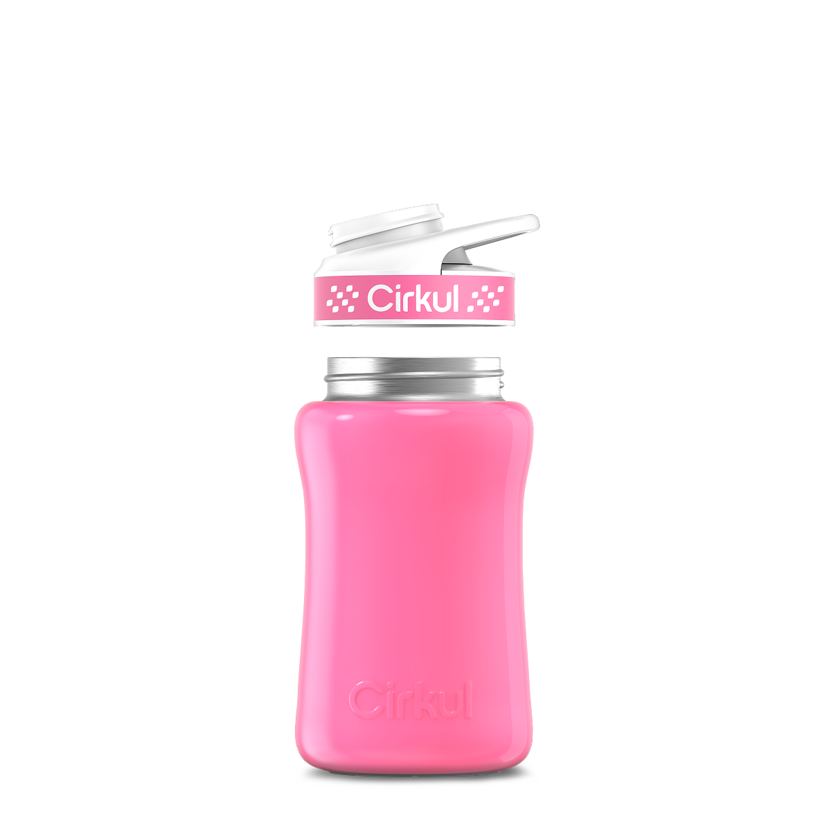 12oz. Stainless Steel Bottle & Comfort Grip Lid - Essential Travel Mix