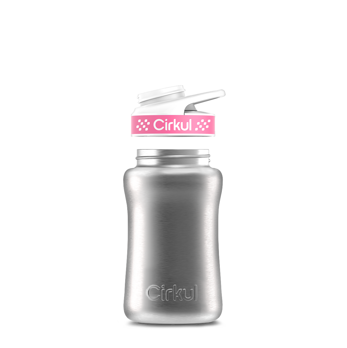 12oz. Stainless Steel Bottle & Comfort Grip Lid - Essential Travel Mix
