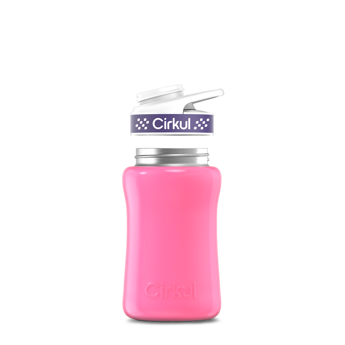 12oz. Stainless Steel Bottle & Comfort Grip Lid - Essential Travel Mix
