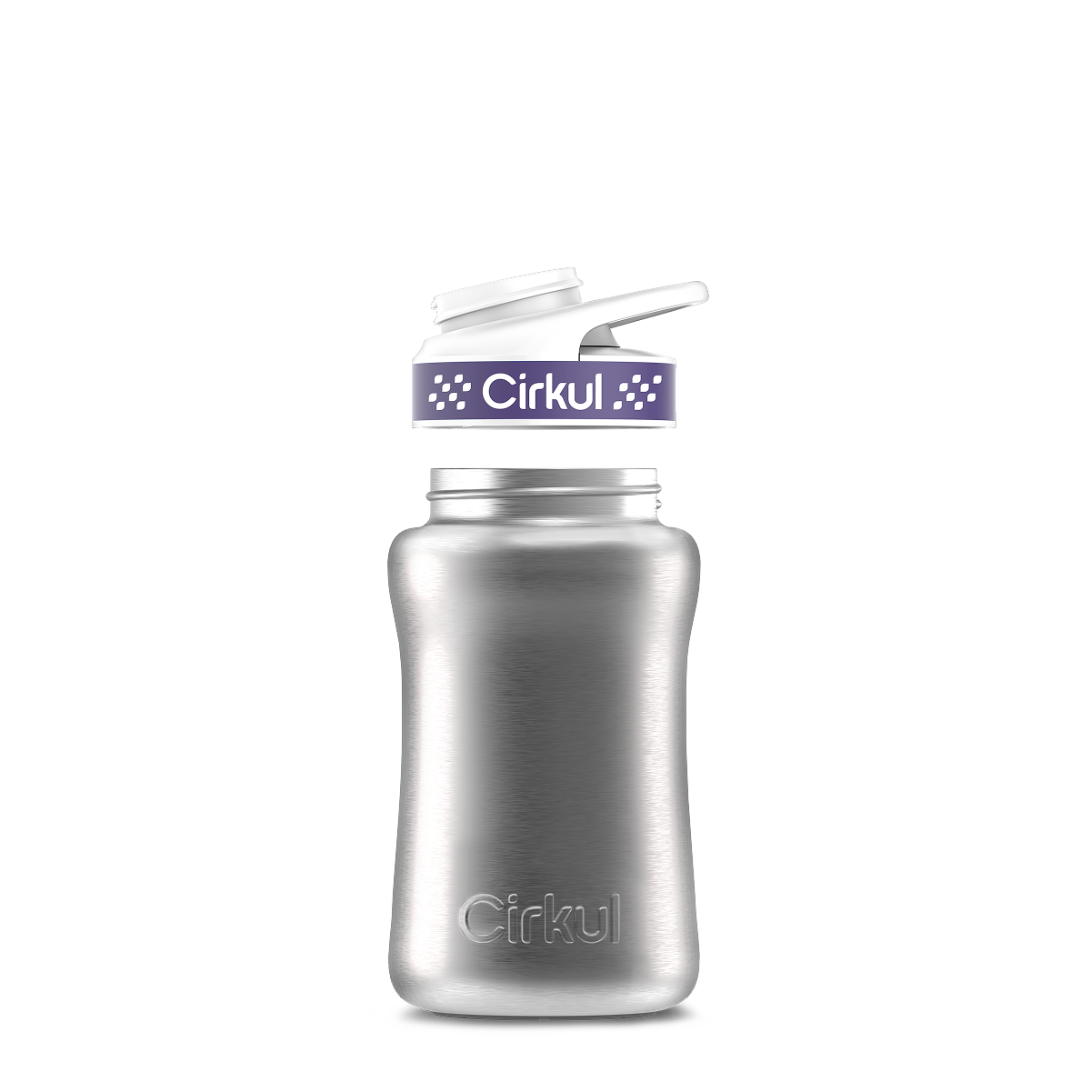 12oz. Stainless Steel Bottle & Comfort Grip Lid - Essential Travel Mix