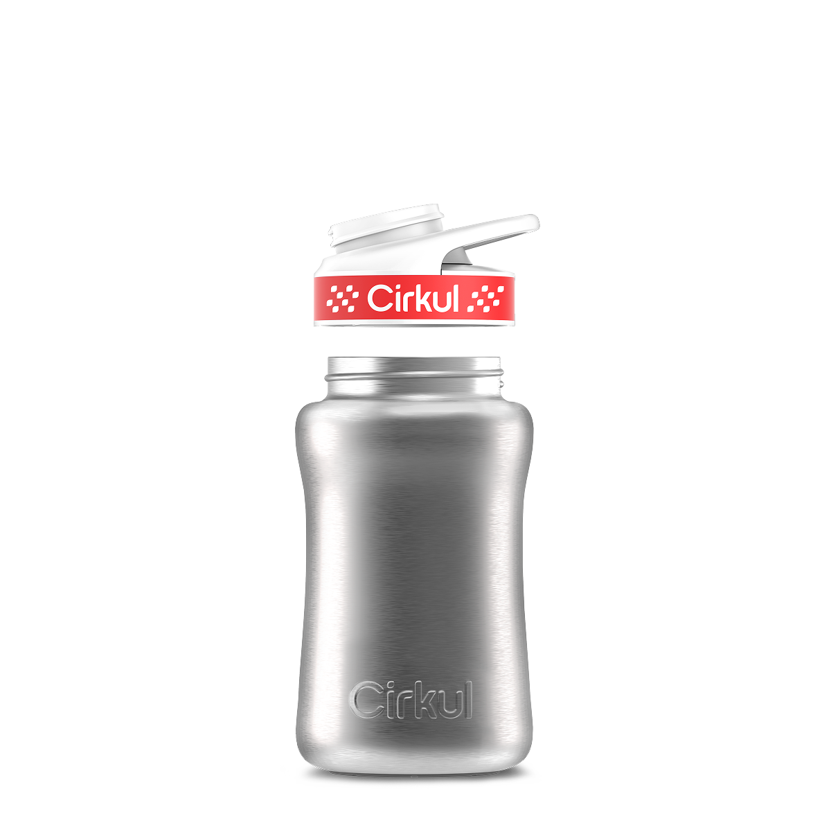 12oz. Stainless Steel Bottle & Comfort Grip Lid - Essential Travel Mix