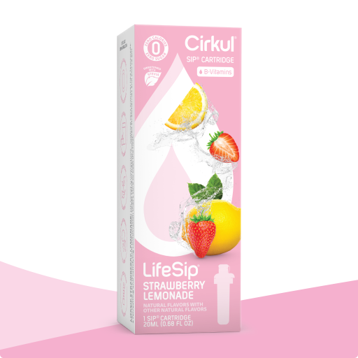 LifeSip Strawberry Lemonade (Stevia) - Soft Citrus Hydration