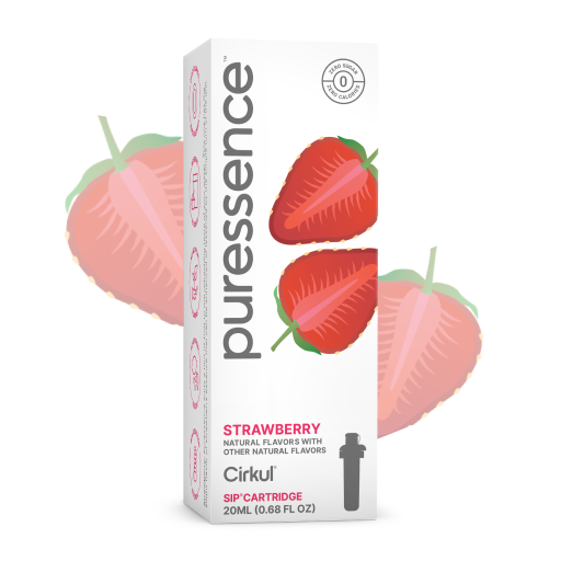 Puressence Strawberry (Unsweetened) - Premium Bright Flavor