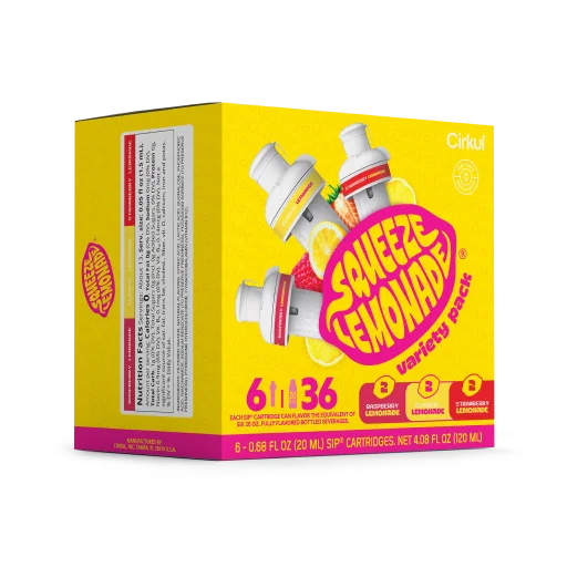 Squeeze Lemonade® 6-Pack Variety Pack - Berry Fruit Refresh